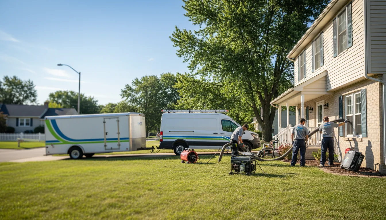 Flooded Basement Restoration And Cleanup With Repair in Pleasant Ridge, MI near me